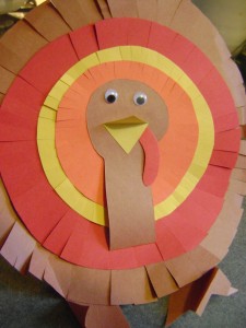 thanksgiving paper turkey