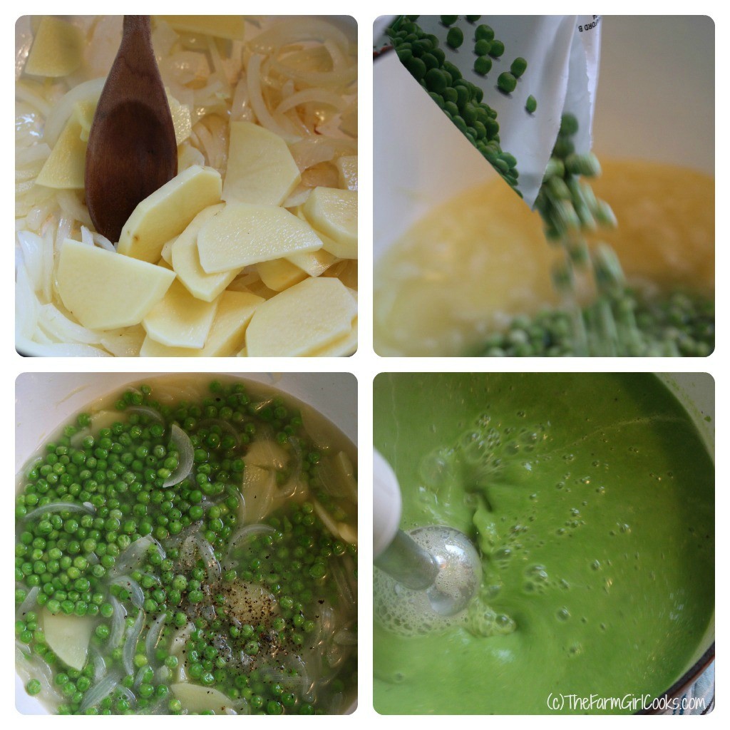 pea soup collage