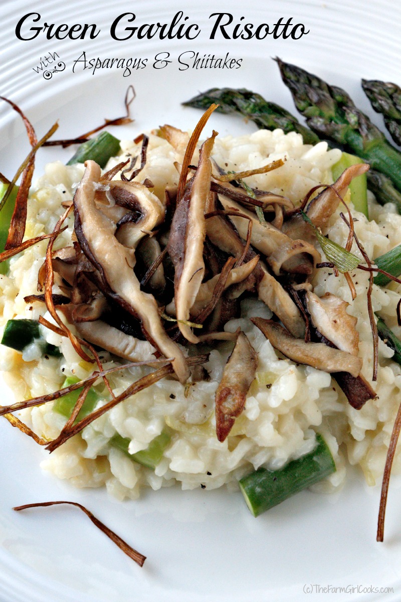 Field to Feast: Green Garlic and Asparagus ~ TheFarmGirlCooks