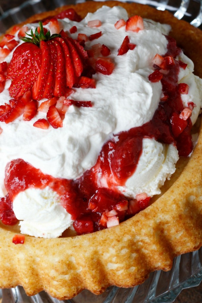 strawberry rhubarb shortcake