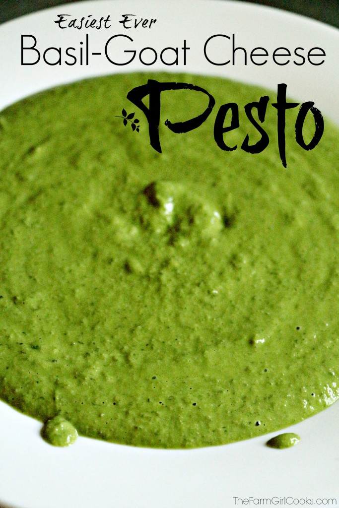 basil goat cheese pesto